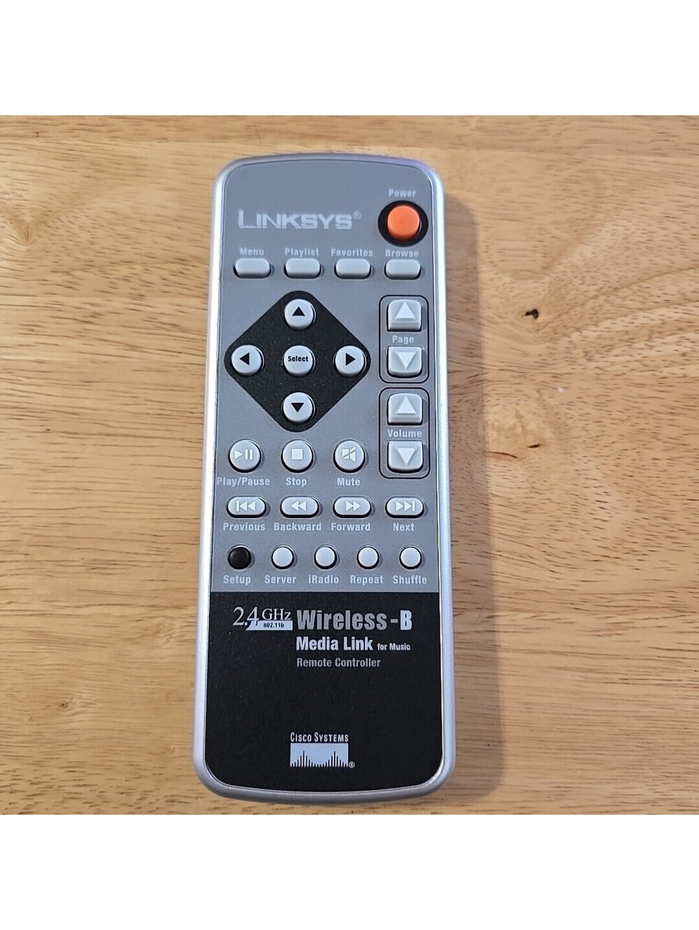 Linksys 2.4 GHz Wireless-B Media Adapter Remote Control WMA11B-R